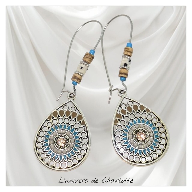 Boucles d&#039;oreilles &quot;Shiva&quot; BO-104