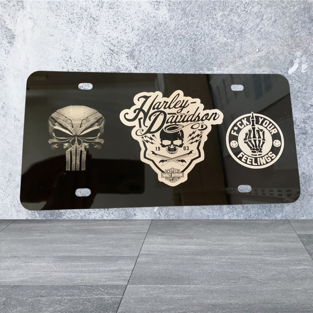 Aluminum Plate - Harley davidson