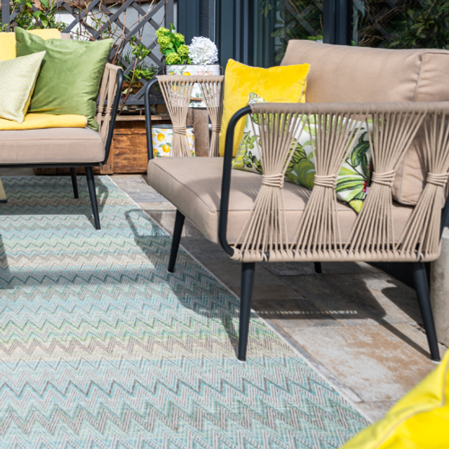 Pavone Loungesessel, Braun, Metall