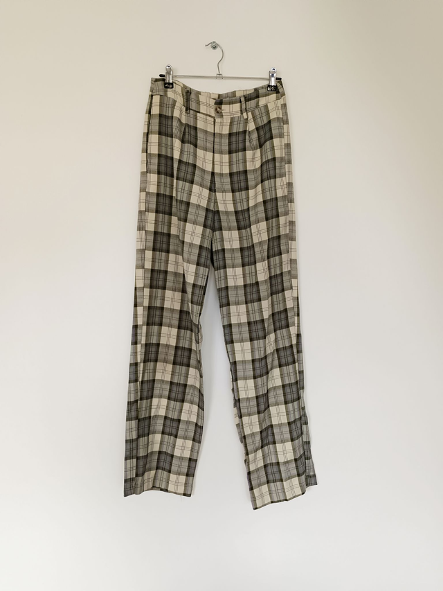 Pantalon à carreaux 70&#039;s