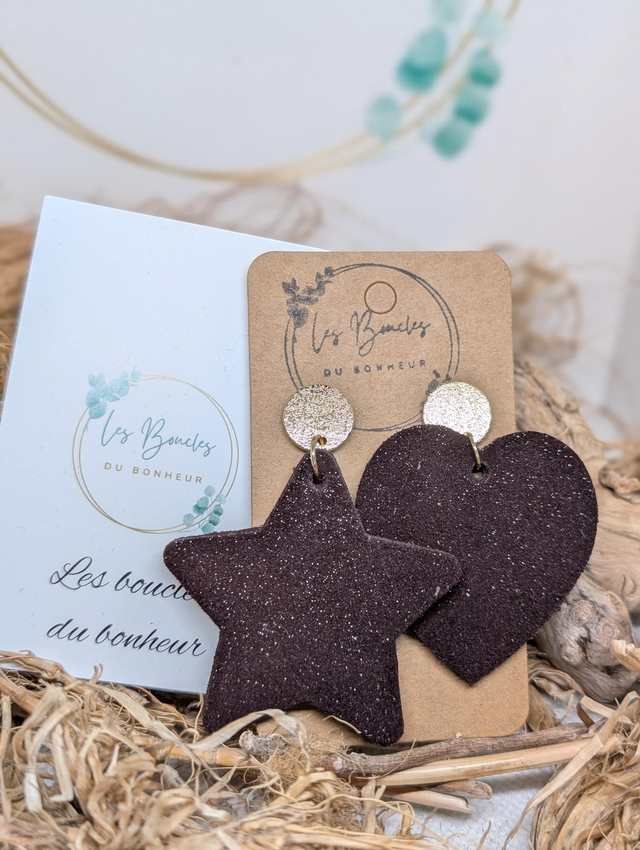 Boucles d'oreilles Asymétrique zk127