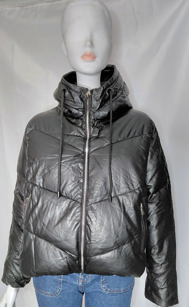 🌈 Doudoune Femme Façon Simili cuir Stylée et Chaude 🌈