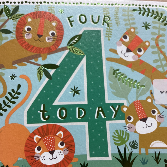 Birthday Age 4th (Lions) WF