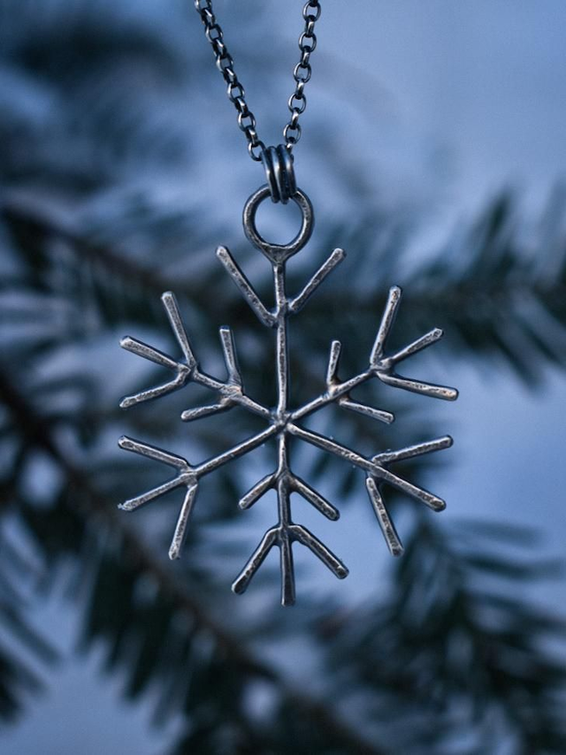 Pendentif Gros Flocon