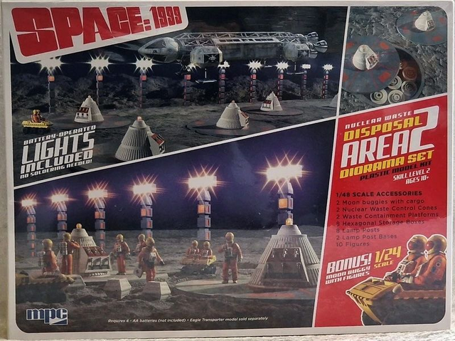 Space 1999 Nuclear Waste Disposal Area 2 diorama set