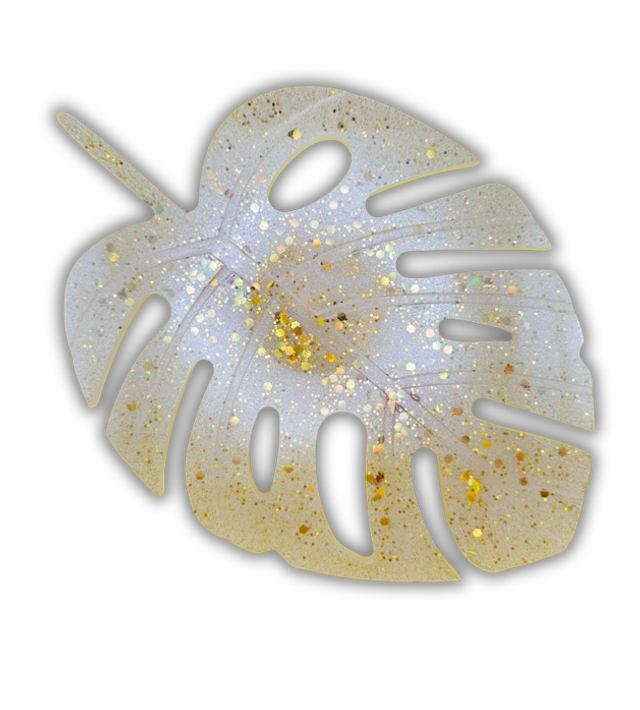 Plateau Monstera en résine