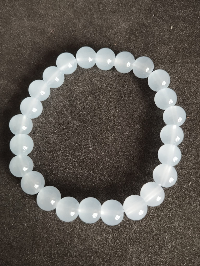 Bracelet en quartz blanc