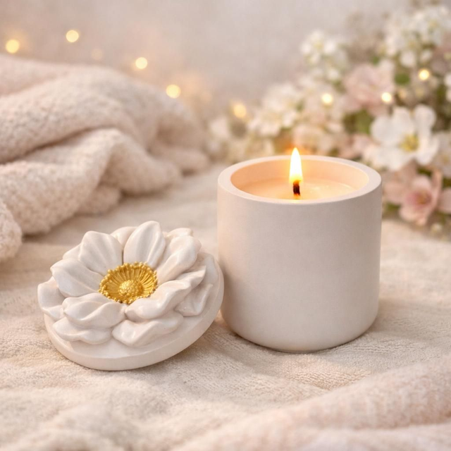 Bougie Fleur de Sérénité 