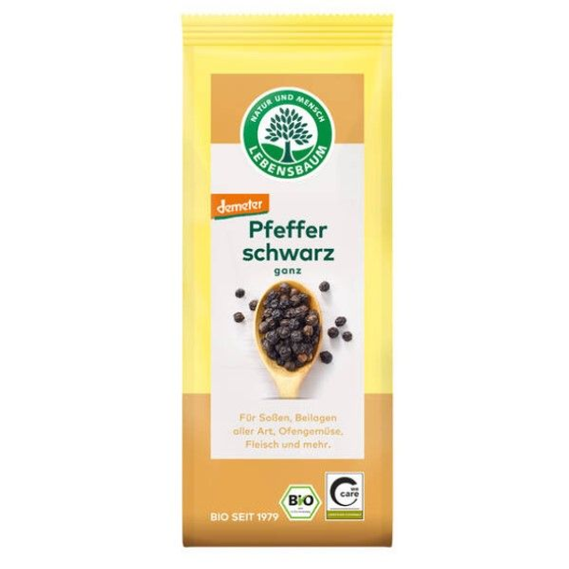 Lebensbaum Pfeffer schwarz ganz, 50g Packung