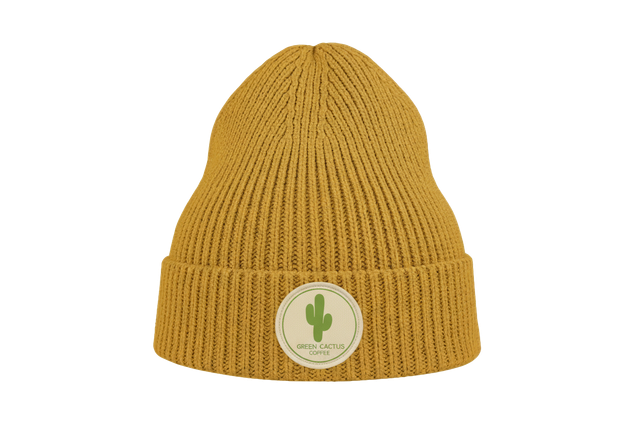 CACTUS BEANIE - MUSTARD