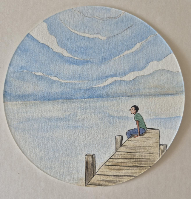 Ink24#13 Horizon - Aquarelle