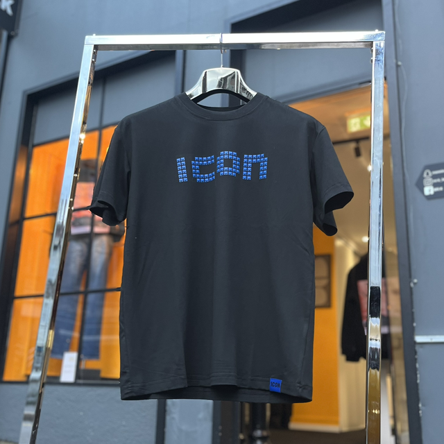 T-shirt ICON noir/bleu