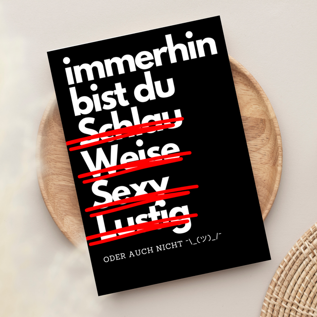 Unethische Geburstagskarte #2