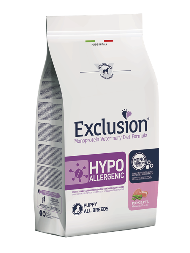 EXCLUSION DIET HYPO ALLBREEDS PUPPY MAIALE