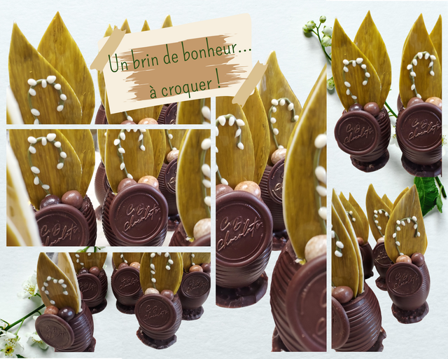Muguet en chocolat