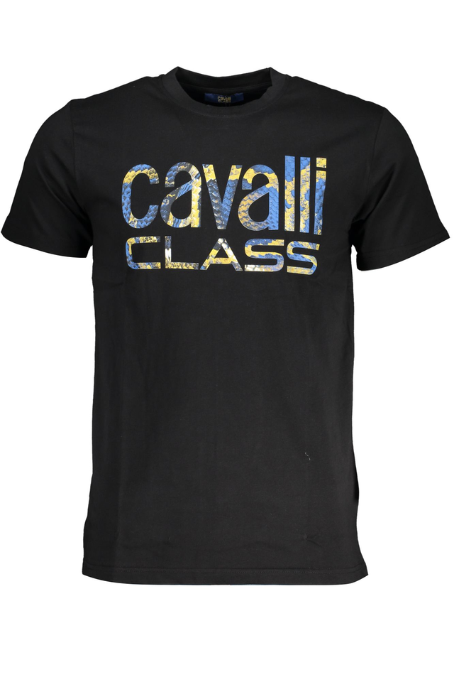 CAVALLI CLASS T-SHIRT MANICHE CORTE UOMO NERO