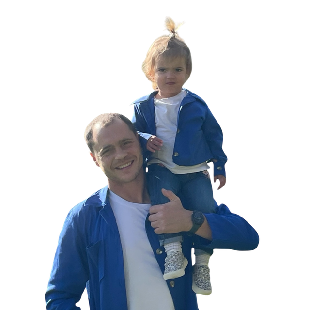 Veste Atelier Enfant - Nuance Bleu Électrique 