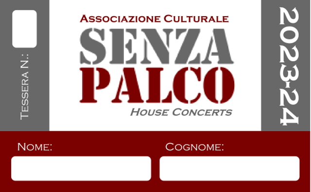 Tessera Associativa Senza Palco