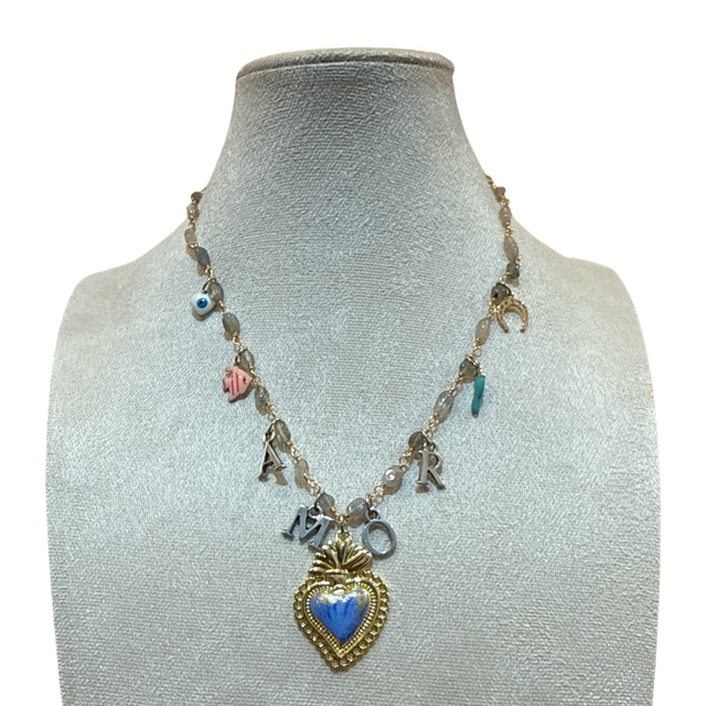 Collana multi charms Ottanio 25NL-20