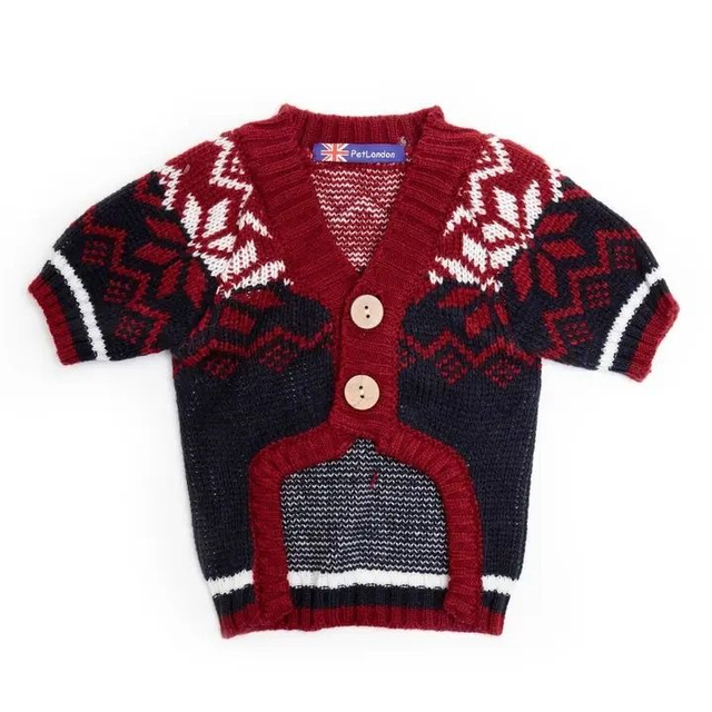 Pet London Heritage Fair Isle Winter Cardigan