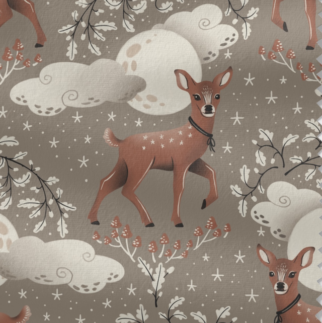  French Terry 0,5m Rehe 