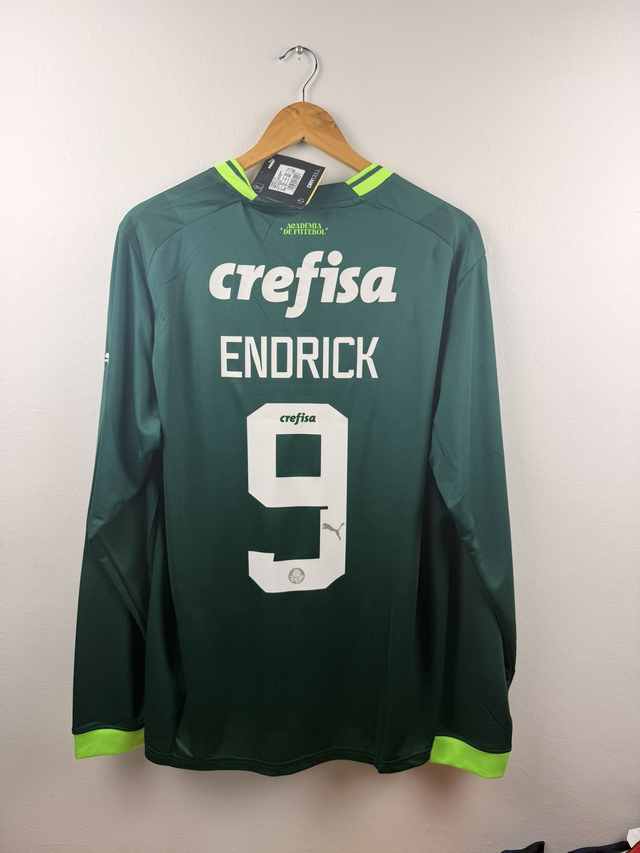 (XL) Palmeiras 2023 Home (BNWT, L/S) ENDRICK 9