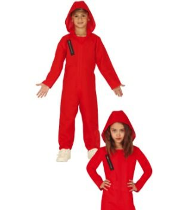 CARNEVALE , COSTUME LA CASA DI CARTA 