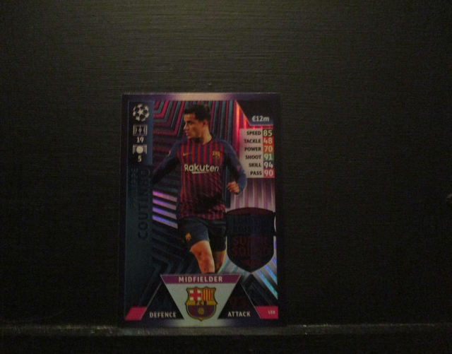 Philippe Coutinho - UEFA Champions League Match Attax 2018/19 Limited Edition Original Trading Card #LE8