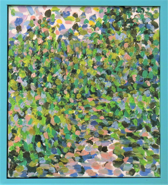 Rawka 15, 46x41 akryl płótno 2019