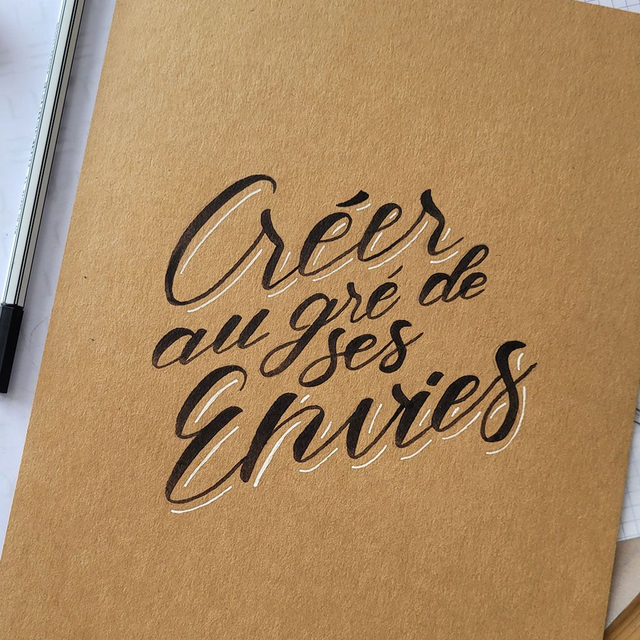26/06 Calligraphiez votre affiche