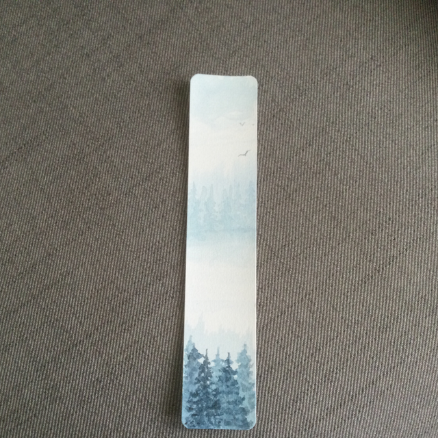 Marque-page Thème Forêt en hiver 19 