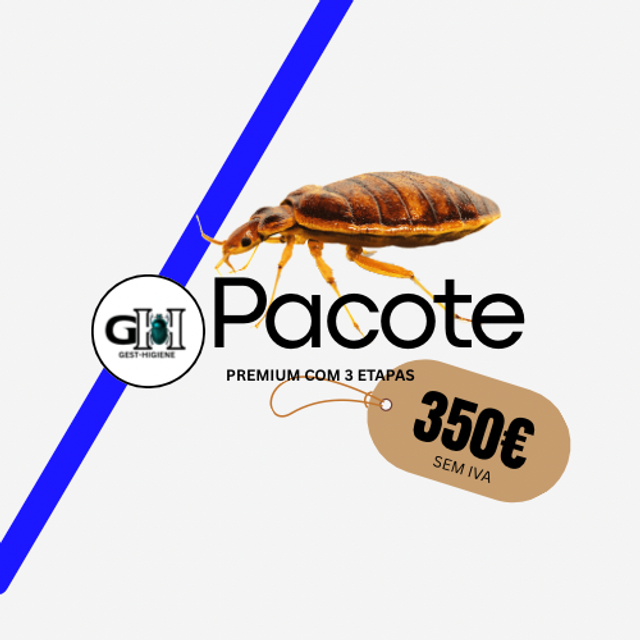 Pacote Premium - Desinfestação de Percevejos