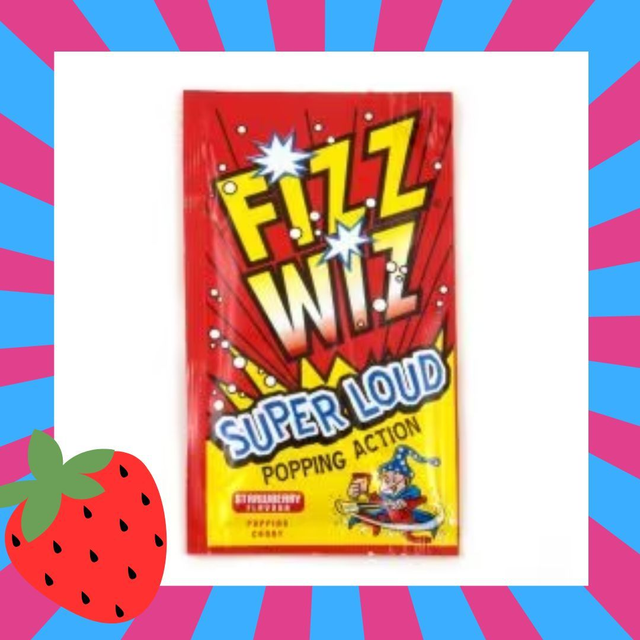 Fizz Wiz Strawberry Popping Candy