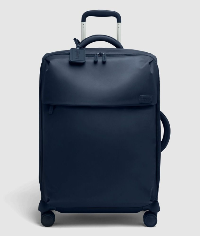 VALISE LIPAULT PLUME MOYEN SEJOUR - 63 cm - BLEU MARINE