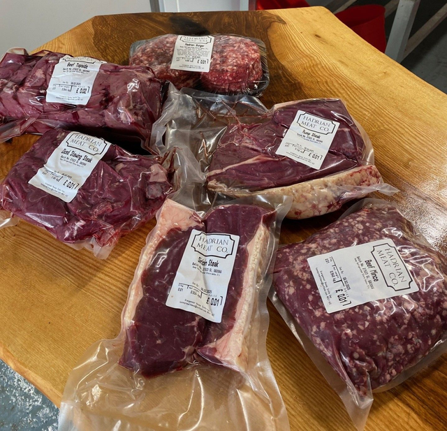 10kg Belted Galloway Beef Selection