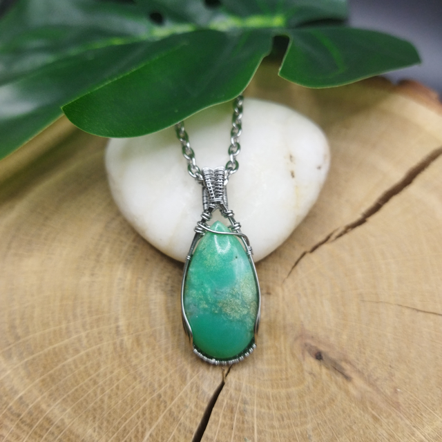 Pendentif Chrysoprase