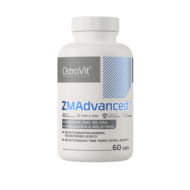 Para dormir, ZMA Advanced con ashwagandha, melatonina, Ostrovit