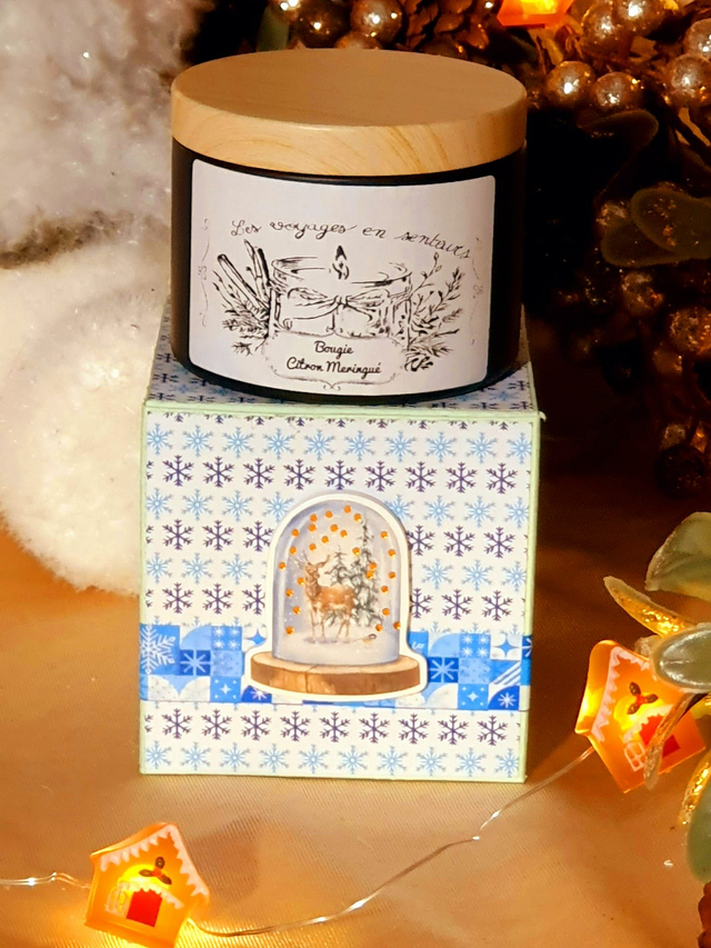 Bougie Citron Meringué (rose)