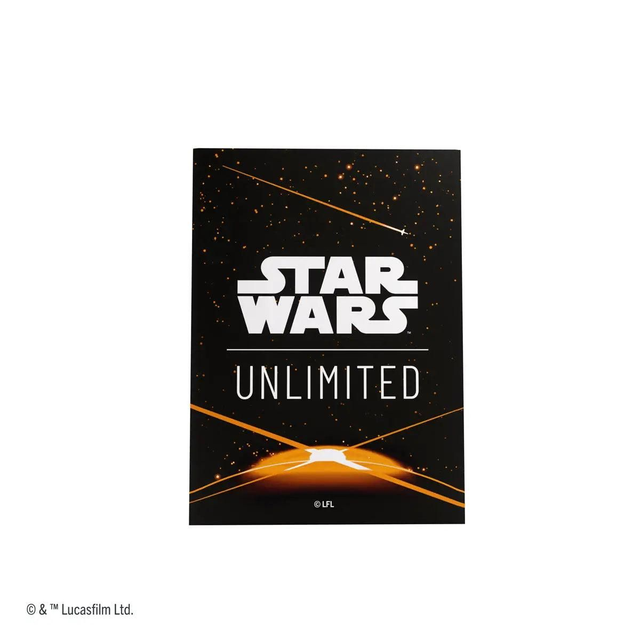 Gamegenic Star Wars: Unlimited Art Sleeves Card Back Orange