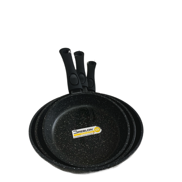 Set de 3 poêle 20/24/28cm BLACK STONE 