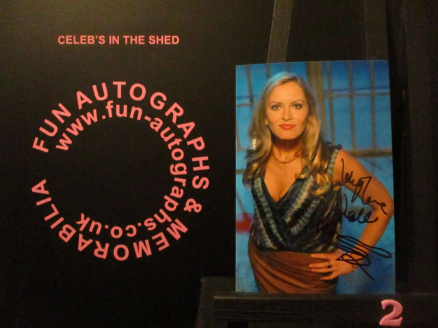 Nicole Faraday Authentic Autographed 6x4 Photograph (W2)