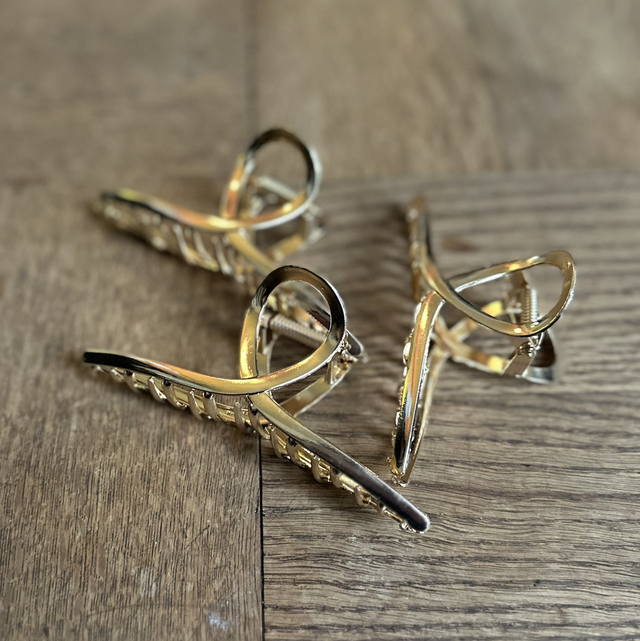 Haarklem Elegant Swirl Gold