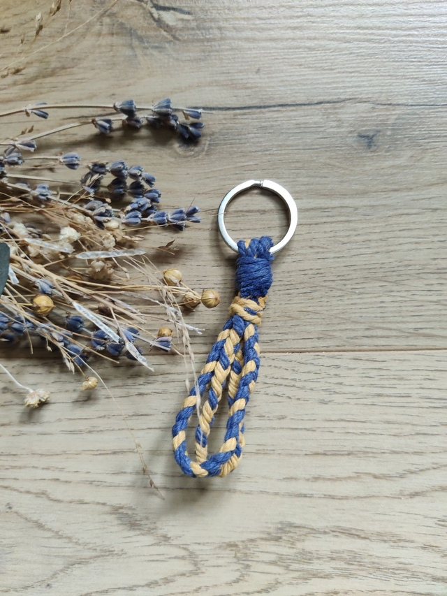 Porte-clés - Zéro déchet - Bicolore