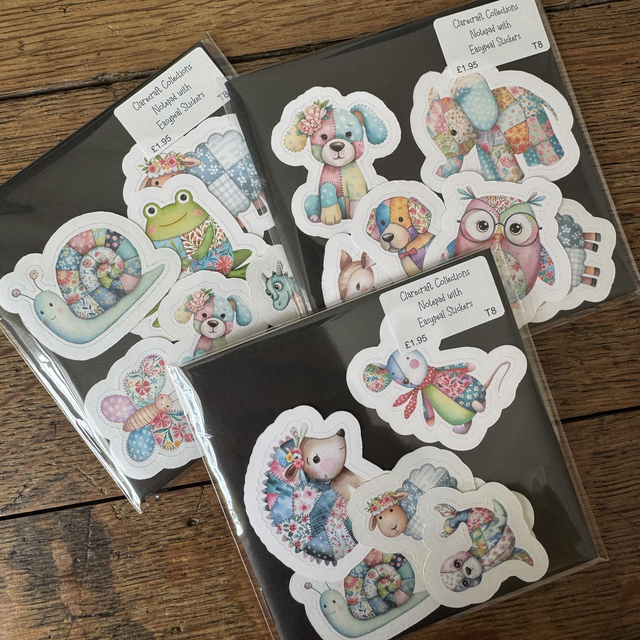 Mini Notepad with Easy Peel Stickers