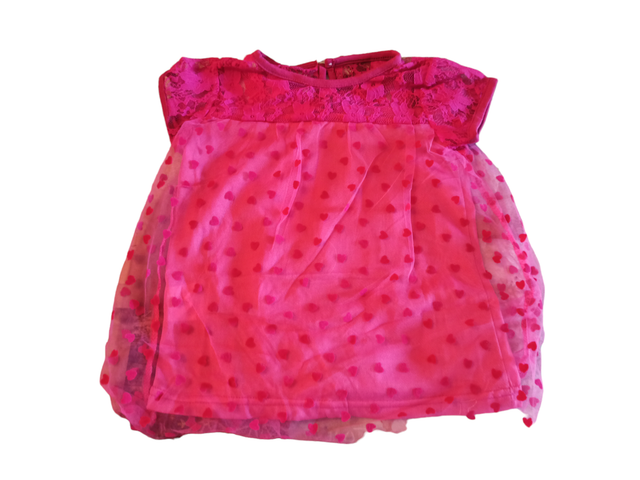 Robe rose fushia 24/36 mois (Smile Girl)