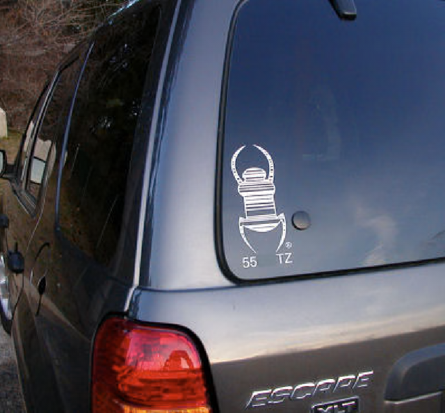 Grosser Travelbug-Kleber ca. 38 cm hoch (inkl. Versand CH)