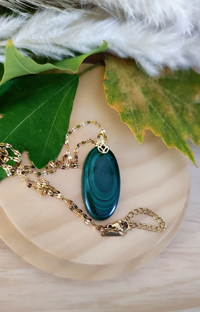 Pendentif Malachite