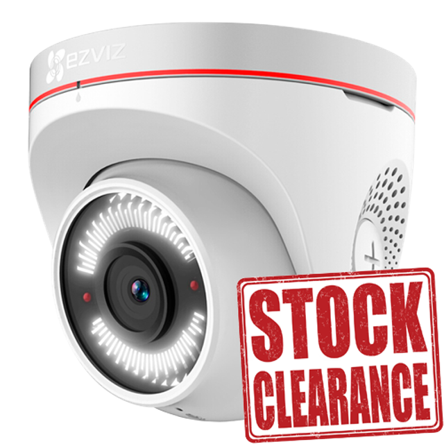 EZVIZ C4W 2MP WiFi Outdoor Camera H.265, 2.8mm Lens, IR 30m, Audio, Siren & Flash, IP67
