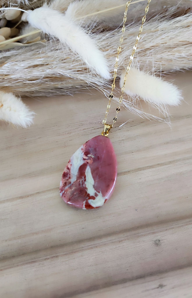 Pendentif "Isis" Jaspe rouge