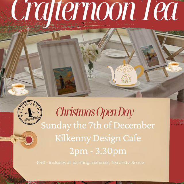 Crafternoon Tea Sunday 7th December